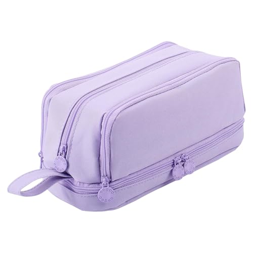 Estuche con compartimentos, estuche de gran capacidad para escuela, goma de borrar, regla, rotuladores, estudiantes, universidad, oficina