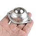 32Pcs 1” Roller Ball Transfer Bearings, 360º Rotation Universal Ball Casters, 800Lbs Carbon Steel Round Ball Transfer Unit for Conveyor, Roller Stand, Transmission, Furniture