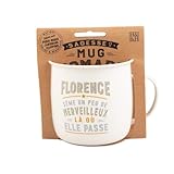 MUG NOMADE - Personalisierbare Tee- und Kaffeetasse Florenz – Geschenk für Damen und Herren
