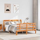 Photo Gallery ajjhuuki telaio letto con testiera senza materasso, marrone cerato, 150 x 200 cm, king size, mobili, letti e accessori, letti e telai letto Photo Gallery ajjhuuki telaio letto con testiera senza materasso, marrone cerato, 150 x 200 cm, king size, mobili, letti e accessori, letti e telai letto
