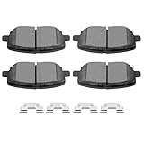 Brake Pads,ECCPP D923 4pcs Front Ceramic Disc Brake Pads Kits fit for 2003-2008 for Pontiac Vibe,2003-2008 for Toyota Corolla,2003-2008 for Toyota Matrix