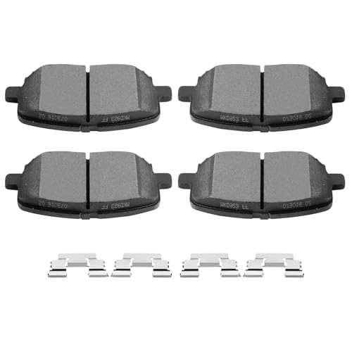 Image of ECCPP D923 4pcs Front Disc Brake Pads Kits For Toyota For Corolla 2003-2008