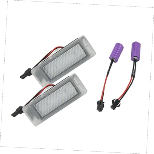 Luz de matrícula impermeable para coche GMC Terrain y Acadia lámpara con números transparente 2