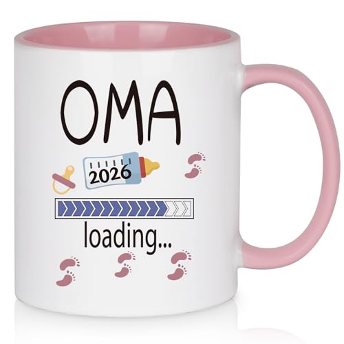 Diztoud Taza para abuela 2026 Loading – Idea de regalo para futura abuela