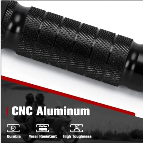 Image of KIMISS Motorcycle Universal 8mm Foot Pegs,1 Pair CNC Aluminum Motorbike Rear Footrests Non-slip Foot Rest Pegs Pedals