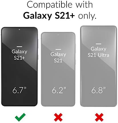 Crave Dual Guard for Galaxy S21+ Case, Shockproof Protection Dual Layer Case for Samsung Galaxy S21 Plus, S21+ 5G (6.7 inch) - Navy