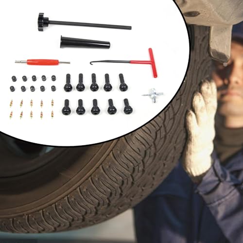 Image of Quick Change Tire Valve Tool Kit, Tire Valve Stem Core Quickly Replacement Tool Kit for Car, ATVs, Trucks,Motorcycles