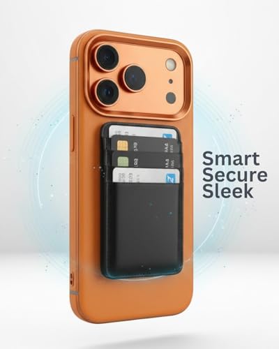 Image of SkynUp Linea Premium Leather Back Cover Case for iPhone 17 Pro Max | MagSafe Compatible | Orange