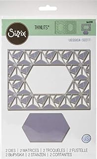 Thinlits Stanzschablonen 2 Stk 664398 Gitterrahmen von Jessica Scott