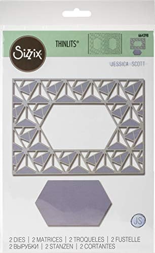Thinlits Stanzschablonen 2 Stk 664398 Gitterrahmen von Jessica Scott