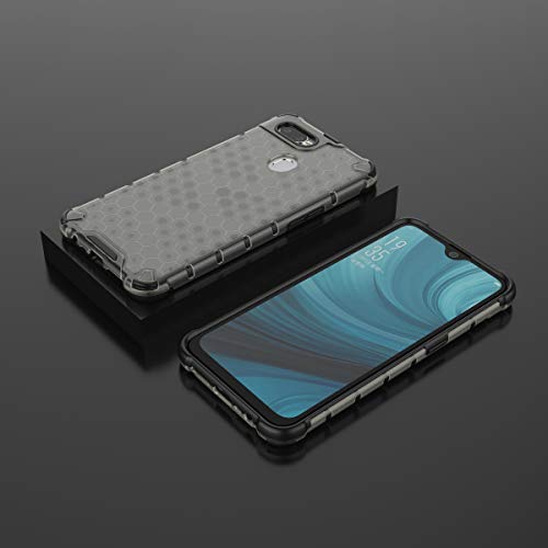 Image of Glasgow Back Case Cover for Oppo A5s Shockproof Military Grade Back Cover - Black