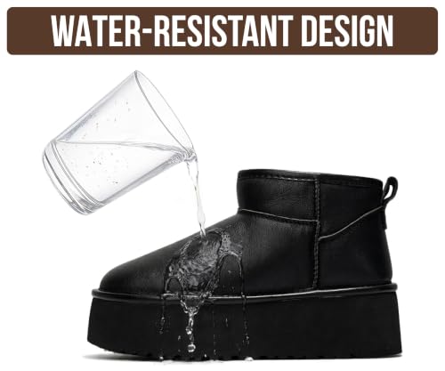 Image of Project Cloud 100% Genuine Leather Platform Ankle Boots for Women