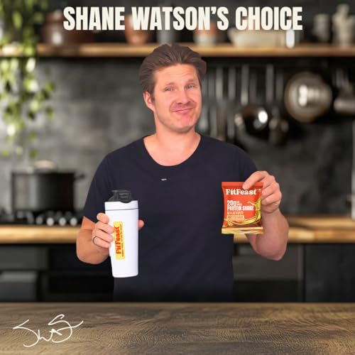 Image of FitFeast Protein Shake Sachet - Pack of 7 | 20g Triple Blend Protein Per Serve| 45:35:20 Whey, Pea & Casein Blend | No Maltodextrin | 0 Added Sugar | As Seen on Shark Tank (Malai Kulfi)