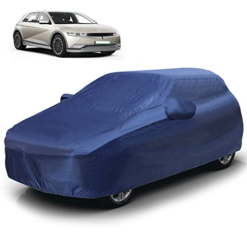 AutoGuys Car Cover Waterproof TF-I for Hyundai Ionic 5 [Year 2023 Onwards] - Ionic 5 Car Cover Dust & UV Protection Ionic 5 Car Body Cover with Mirror Pocket Soft Cotton Lining