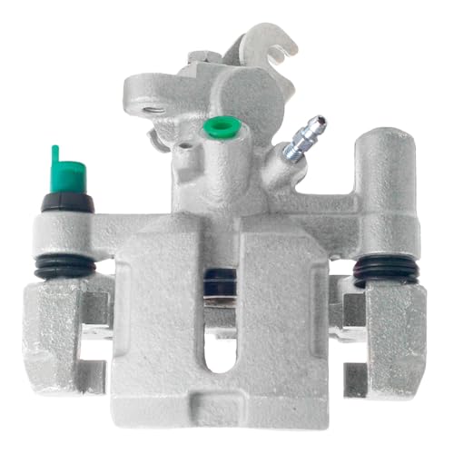 Image of Detroit Axle - Rear Left Brake Caliper w /Bracket for 1997-2003 Ford Escort