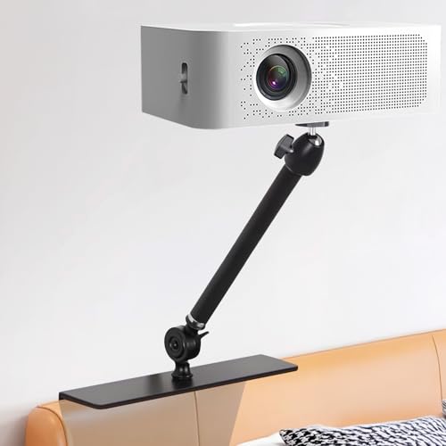 VexNook Projektorhalterung für Bett und Sofa - Feste Ständerlänge 30 cm, Bed Sofa Beamer Halterung, Kompatibel mit XGIMI, Nebula, VANKYO, Epson und Mehr