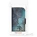 kwmobile Wallet Case Compatible with Nokia 3310 3G 2017 / 4G 2018 - Case Faux Leather Cover - Cosmic Nature Blue/Grey/Black