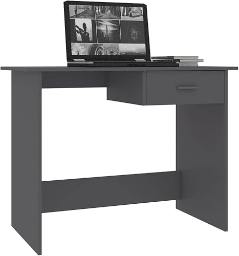 Miniatura 10 de QZZCED Escritorio, mesa de estudio, escritorios de maquillaje, escritorio ejecutivo, escritorio de dormitorio, con un cajón, para escritorio de