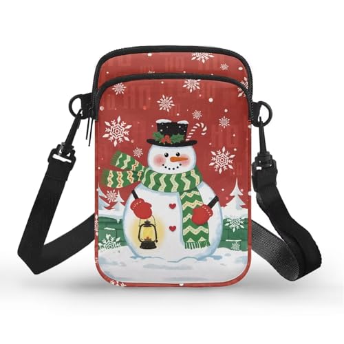 Image of Hawaiian Tribal Small Crossbody Bags for Women Cell Phone Bag Purse, Sea Turtle Zipper Sling Purses Shoulder Bag