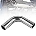 90 Degree Stainless Steel Elbow Mandrel Bend Tube for Automotive and Industrial Exhaust Systems with 304 Stainless Steel (19mm)