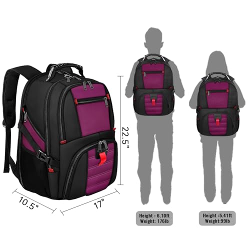 Image of YOREPEK Large Laptop Backpack for Women, Heavy Duty Travel Backpack