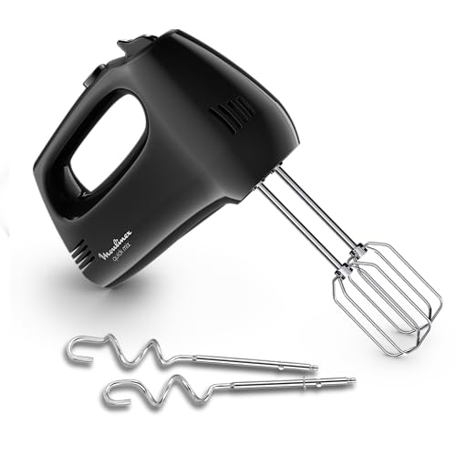 Moulinex Quickmix HM3108 – Hand Mixer with 300 W, 5 Speeds, Two Accessories for Kneading or...