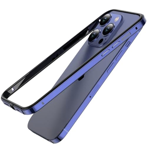 Coque iPhone 13 Pro bleu aluminium avec blindage thermique anti-chute