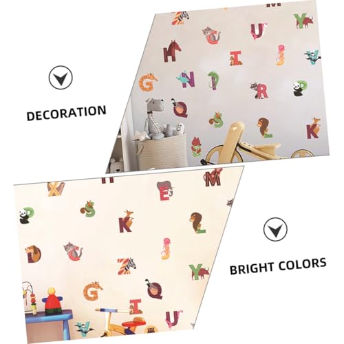Vinilos Decorativos de Alfabeto Animal UPKOCH 26 Piezas miniatura 7