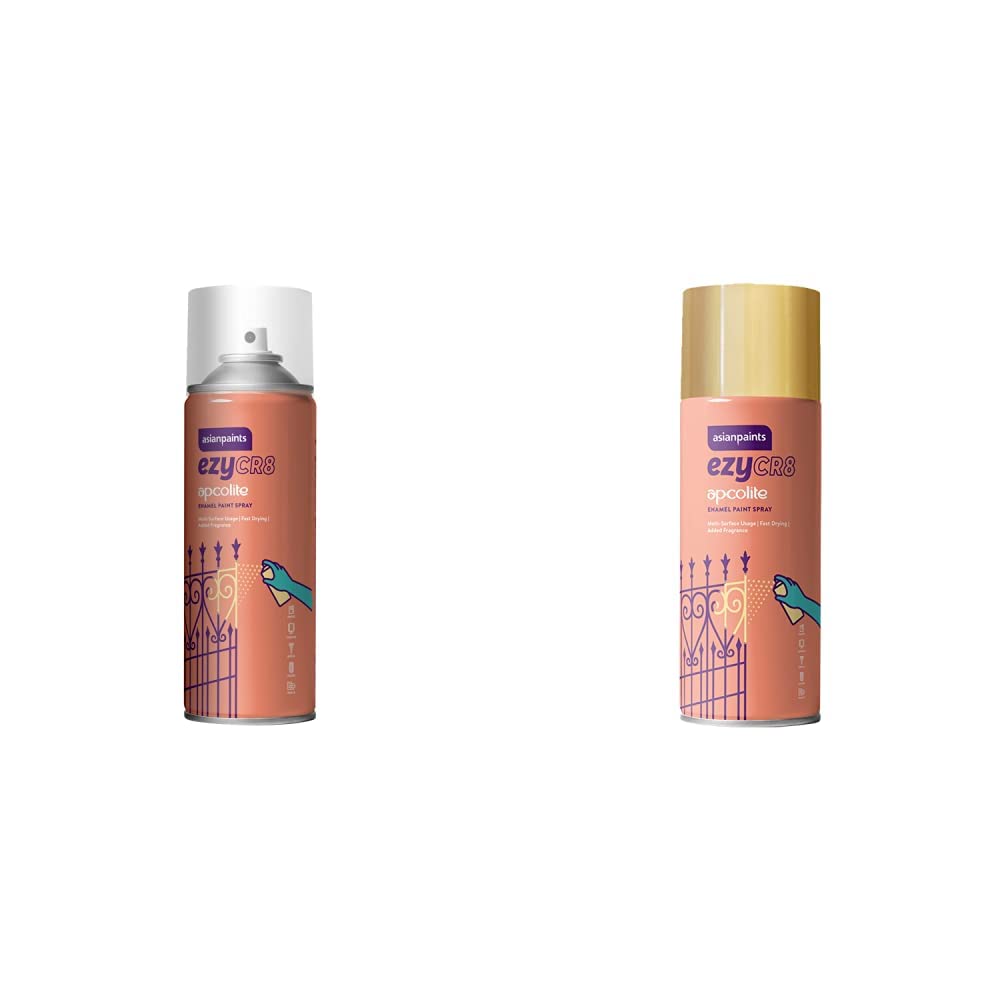 Buy Asian Paints EzyCR8 Apco Spray Smoke Grey 400ml & Asian Paints