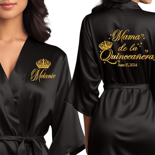 Mis Quince Anos Robes, Pretty Quinceanera Robes, Mama de la Quince, Quinceanera Gifts