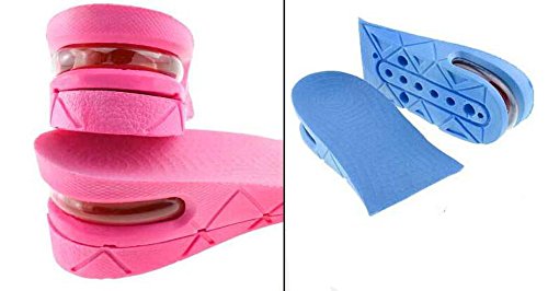 Plantillas ajustables con elevador de 2 pulgadas color rosa miniatura 4
