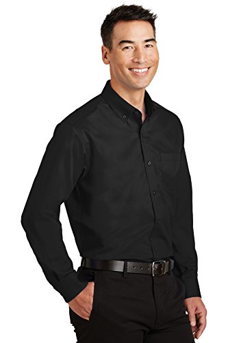 Port Authority Men's Long Sleeve SuperPro Twill Button-Down Shirt4