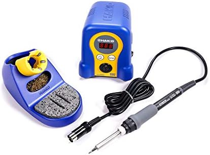 Hakko USA FX888D29BY/P ESD-Safe Digital Soldering Station w/ FX8801 Soldering Iron and T18D16 Tip (Gold)