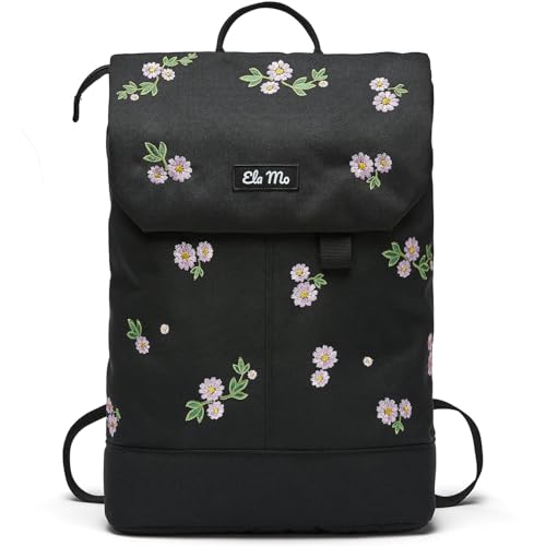 Ela Mo backpack women - daypack beautiful and well thought-out - laptop backpacks for women - anti-theft bag for school, university, business (Upsy Daisy)