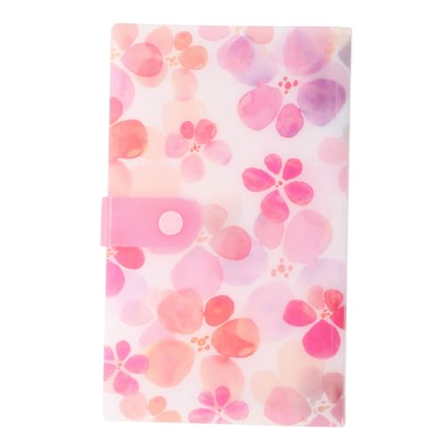 LIFKOME Album de Rangement Autocollants Ongles Classeur Plastique Protecteur pour Stickers Manucure Organiseur Portable pour Salon Beauté