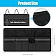 LITZEE Auto Kofferraum Organizer Klett, Autositz Organizer mit Netztaschen, Wasserdicht Car Organizer Kofferraum, Universal Auto Aufbewahrun Rücksitz für SUV, Kombi, Bus, Vans