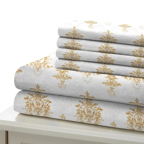 Linge de lit 3D microfibre hypoallergique parure baroque 3 pcs - 7