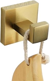 Bathroom Hardware Set Gold Brushed Towel Bar Toilet Paper Holder Towel Ring Bath Robe Hook Bathroom Accessories,BG,Robe Hook