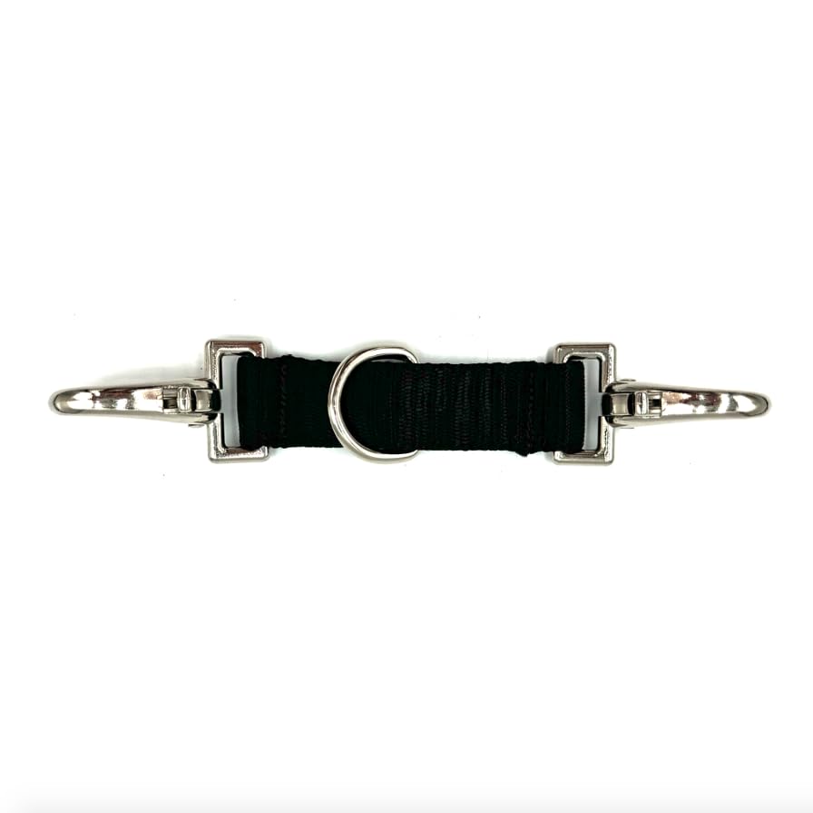 JA Horse Lunging Goggles More Uniform on Both Sides with Good Quality D-Ring and Carabiner Hook (D-Ring Black Short)