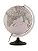 Globo terráquero Carbon Executive. Esfera Sepia, plástico, 30 cm, Castellano, ilumindada. National Geographic.