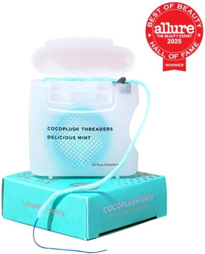 CocoPlush Floss Threaders by COCOLAB, Mint Scent, 30ct, 1-Pack Alternate view