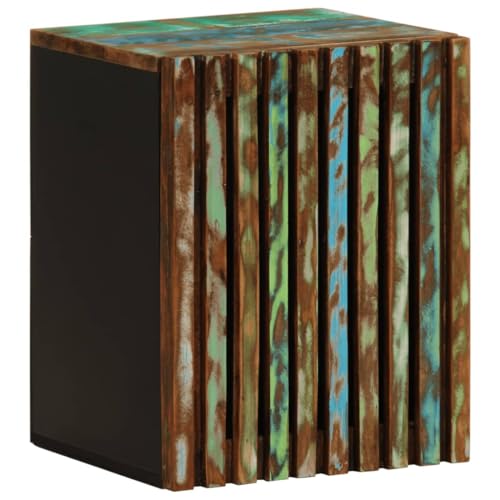 vidaXL Bad Wandschrank, Badschrank mit Stauraum Tür, Hängeschrank für Badezimmer, Badezimmerschrank Badmöbel Schrank, Massivholz Akazie