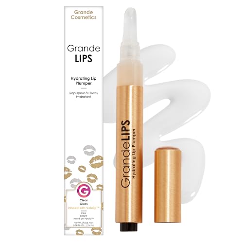 Grande Cosmetics GrandeLIPS Hydrating Lip Plumper Gloss - for Fuller-Looking,
