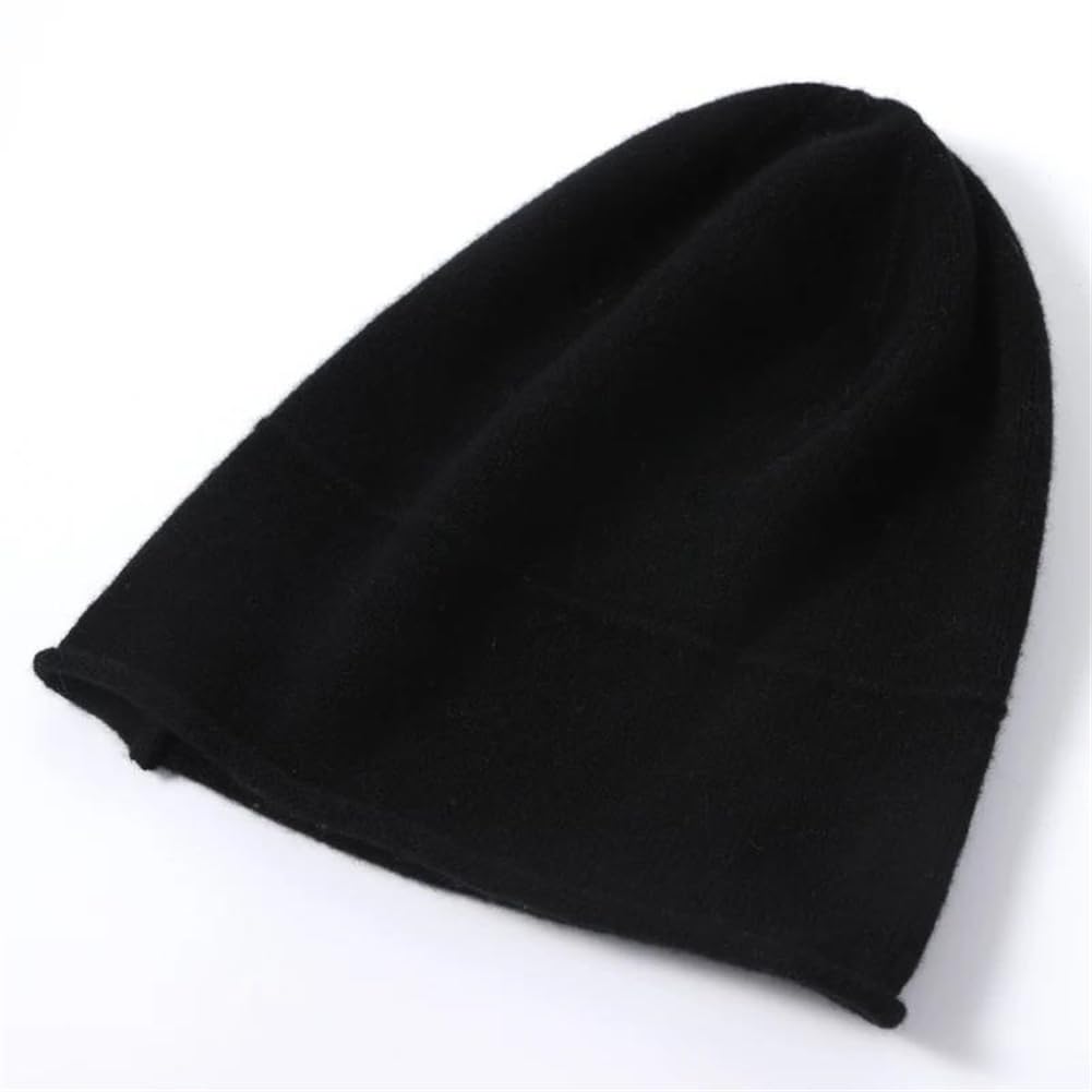 Gorro de Punto Gorros de Punto clásicos, Gorro Unisex de Mezcla Lana Merino Multicolor(Lighttan)