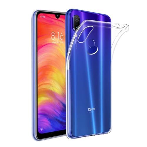 Image of COVERBLACK Rubber Back Cover for Mi Redmi Note 7S - Transparent