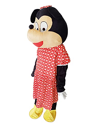 Image of BookMyCostume Kind & Playful Mouse Cartoon Mascot Costume For theme Party & Events | Adults | Full Size Adults