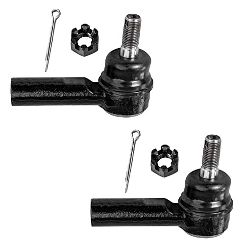 Image of Detroit Axle - 8pc Front End Suspension Kit for 1996 1997 1998 1999 2000 Toyota RAV4, 2 Lower Control Arms 2 Sway Bar Links 4 Inner Outer Tie Rods Replacement