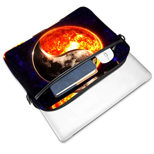 Funda de portátil 13-14 pulgadas Yin Yang espacio para ordenador y tableta 2