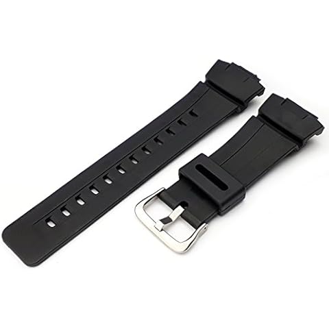 Black Replacement Watch Strap Band for Casio G Shock G100 G101 G2300 UK Stock Cover