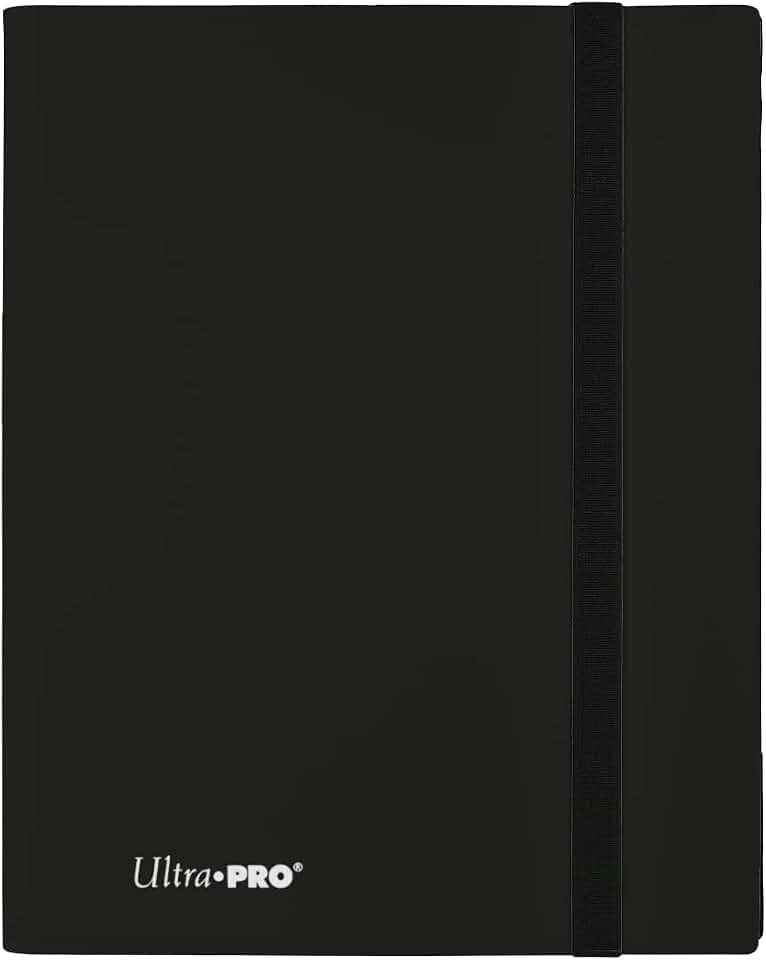 Ultra Pro Eclipse Carpeta 9 Bolsillos, Negro Azabache